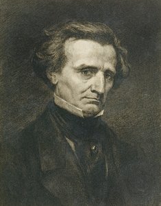 Portræt af Hector Berlioz (1803-69) indgraveret af A. Gilbert, pub. i 