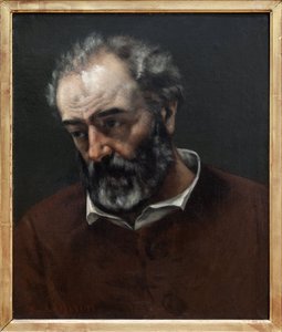 Portræt af Paul Chenavard (1807-1895), fransk maler, maleri af Gustave Courbet (1819-1877). Fotografi, KIM Youngtae, Lyon, Musee des Beaux Arts de Lyon. af Gustave Courbet