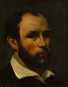 Portræt af en mand, formentlig ca. 1862. af Gustave Courbet