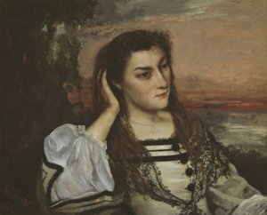 Reverie af Gustave Courbet