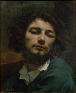 Selvportræt af Gustave Courbet
