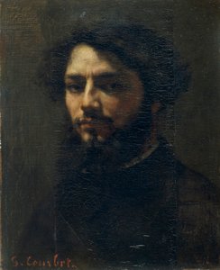 Selvportræt, ca. 1850. af Gustave Courbet