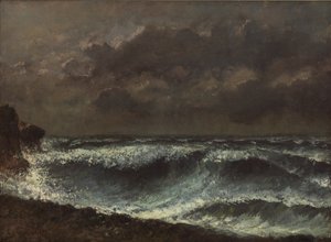 Storm i horisonten af Gustave Courbet