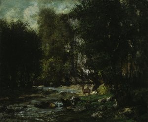 Bækken af ​​Les Puits-Noir, ca. 1855. af Gustave Courbet