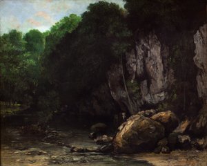 The Brook of the Black Well,1865 (olie på lærred)