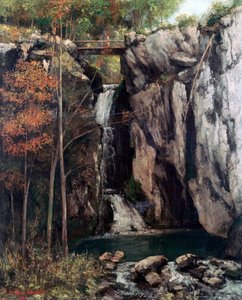 Kløften ved Conches, 1864 af Gustave Courbet
