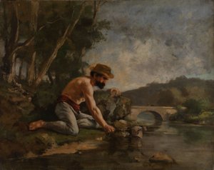 Fiskeren af Gustave Courbet