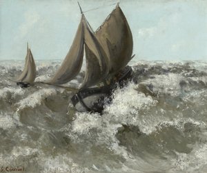 Sejlbåden af Gustave Courbet