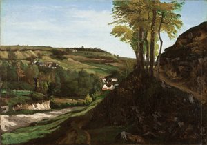Ornans-dalen af Gustave Courbet