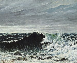 Bølgen af Gustave Courbet