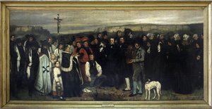 Begravelsen i Ornans - af Gustave Courbet, Musée d