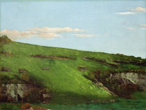 Wiesenhang nær Ornans, 1862 af Gustave Courbet