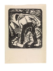 Hollandsk: Kartoffelhøster eller Bonden af Gustave de Smet