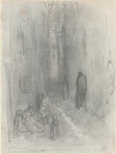 En Backstreet i London af Gustave Dore