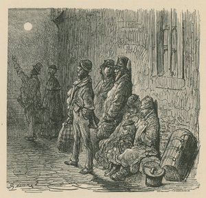 En scene af Londons liv af Gustave Dore