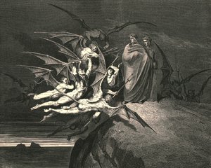 Vær ingen af jer oprørende, c1890. af Gustave Dore