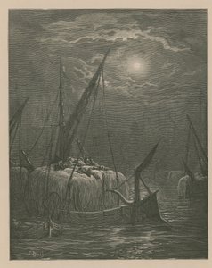 Både på Themsen af Gustave Dore