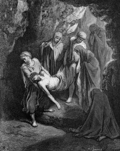 Jesu begravelse af Gustave Dore