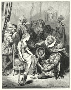 Cendrillon; Askepot (gravering) af Gustave Dore