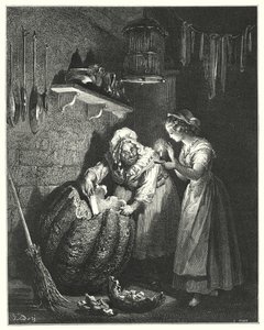 Cendrillon; Askepot (gravering) af Gustave Dore