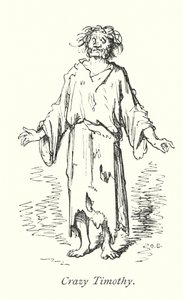 Crazy Timothy (gravering) af Gustave Dore