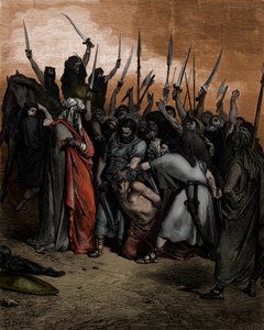 Death of Agag af Doré - Bibelen af Gustave Dore