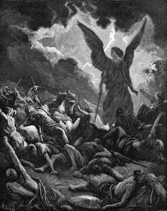 Ødelæggelse af Sankeribs vært af Gustave Dore