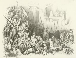 Druidedyrkelse - Et menneskeoffer (dybtryk)