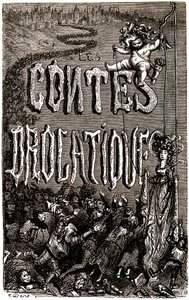 Frontispice til Drolatic Tales of Honore de Balzac af Gustave Dore