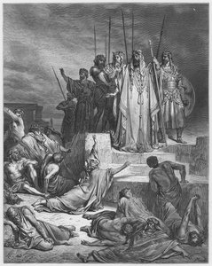 Gustave Dore Bibelen: Hungersnøden i Samaria af Gustave Dore