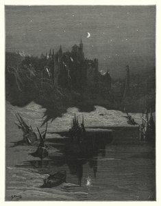 Gustave Dore-illustration til Coleridges Rime of the Ancient Mariner (kobberstik) af Gustave Dore