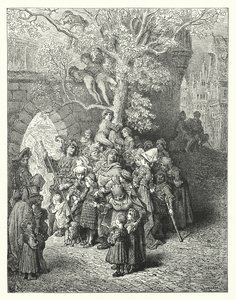 Gustave Dore-illustration til Coleridges Rime of the Ancient Mariner (kobberstik) af Gustave Dore