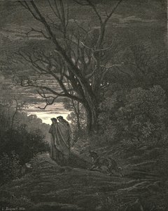 Han, snart han så, at jeg græd, c1890. af Gustave Dore