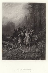 Illustration til Vivien af Alfred Tennyson af Gustave Dore