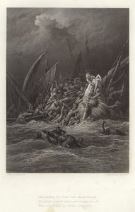 Illustration til Vivien af Alfred Tennyson af Gustave Dore