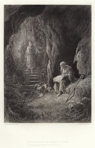 Illustration til Vivien af Alfred Tennyson af Gustave Dore