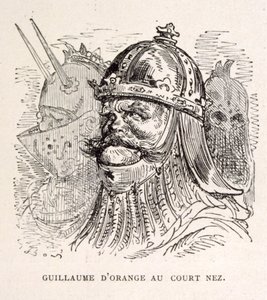 Illustration af kong Vilhelm af Oranien fra La legende de Croque-Mitaine. af Gustave Dore