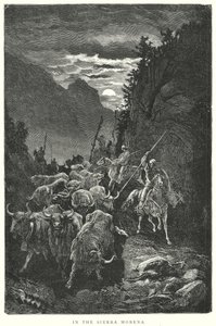 I Sierra Morena (kobberstik) af Gustave Dore