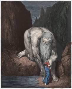 Inferno, Canto 31 : Kæmpen Antaeus af Gustave Dore