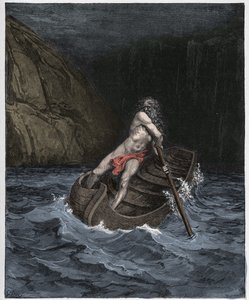 Helvede, sang 3: Charon af Gustave Dore