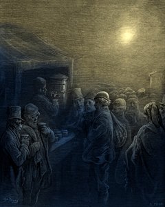 Inde i havnen af Gustave Doré af Gustave Dore