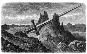 La "Breche de Roland", bjergspaltning af Durandal, l