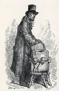 Lemonade sælger af Gustave Dore