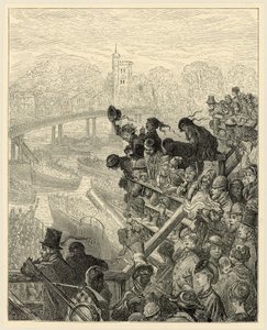 Oxford og Cambridge Boat Race, Putney af Gustave Dore