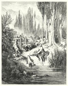 Peau-D "Ane; Donkey Skindani af Gustave Dore