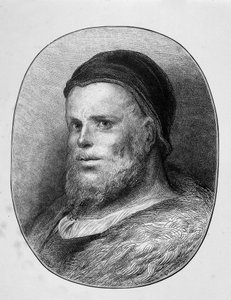 Portræt af Rabelais young - gravering af Gustave Dore af Gustave Dore