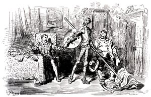 Prolog til Don Quijotes eventyr af Gustave Dore