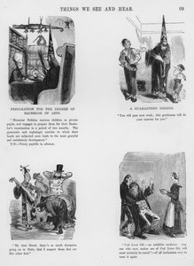 Skitser Humoristisk og Grotesk af Gustave Dore (gravering) af Gustave Dore