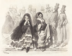 Gadescene af Gustave Dore