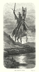Baronens ed (kobberstik) af Gustave Dore